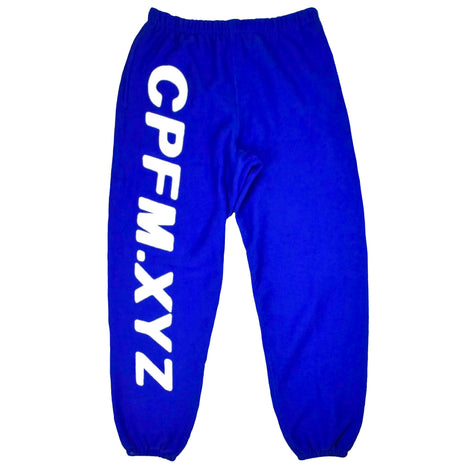 CPFM.XYZ Sweatpants Blue