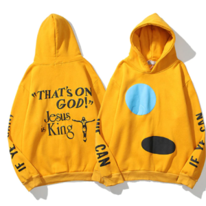 Jesus cpfm yellow hoodie