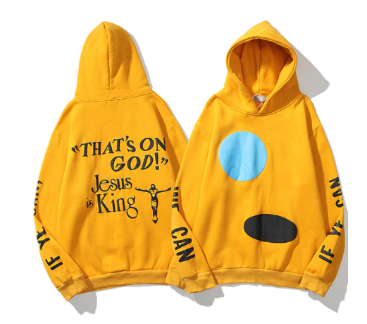 Jesus cpfm yellow hoodie
