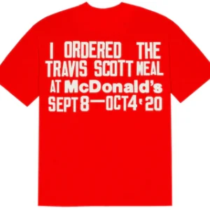 McDonalds Hamburgers Travis Scott T-Shirt