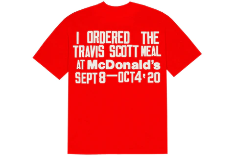 McDonalds Hamburgers Travis Scott T-Shirt