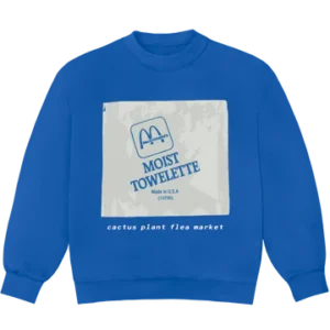 moist towelette crewneck