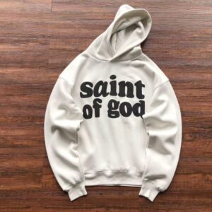 Saint-Of-Good-White-Hoodie